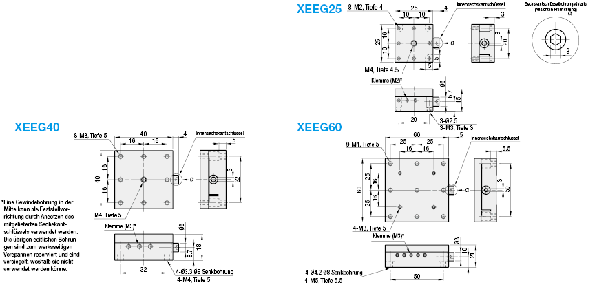 [Präzision] X-Achse/Schwalbenschwanz/Sechskantschlüsselantrieb:Verwandte bildanzeige
