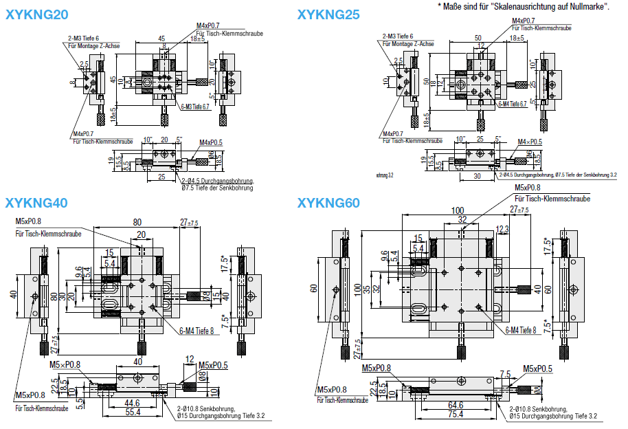 [Vereinfachte Tische] XY-Achse/Schubspindel:Verwandte bildanzeige