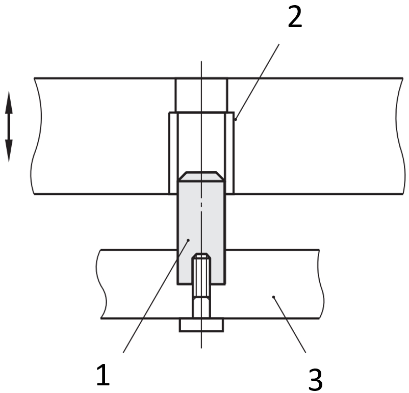 Anwendungsbeispiel zylindrische Bohrbuchse - Bohrbuchse mit Zentrierstift - Zentrierbuchse - Positionierbuchse