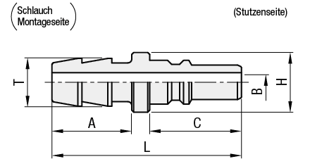 Pneumatikkupplungen/Miniatur-Ausführung/Stecker/Schlauchverbindungsstück:Verwandte bildanzeige