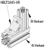 Serie 8/Dreieckwinkelverbinder/Mit Verdrehschutz/Breite 40 mm:Verwandte bildanzeige