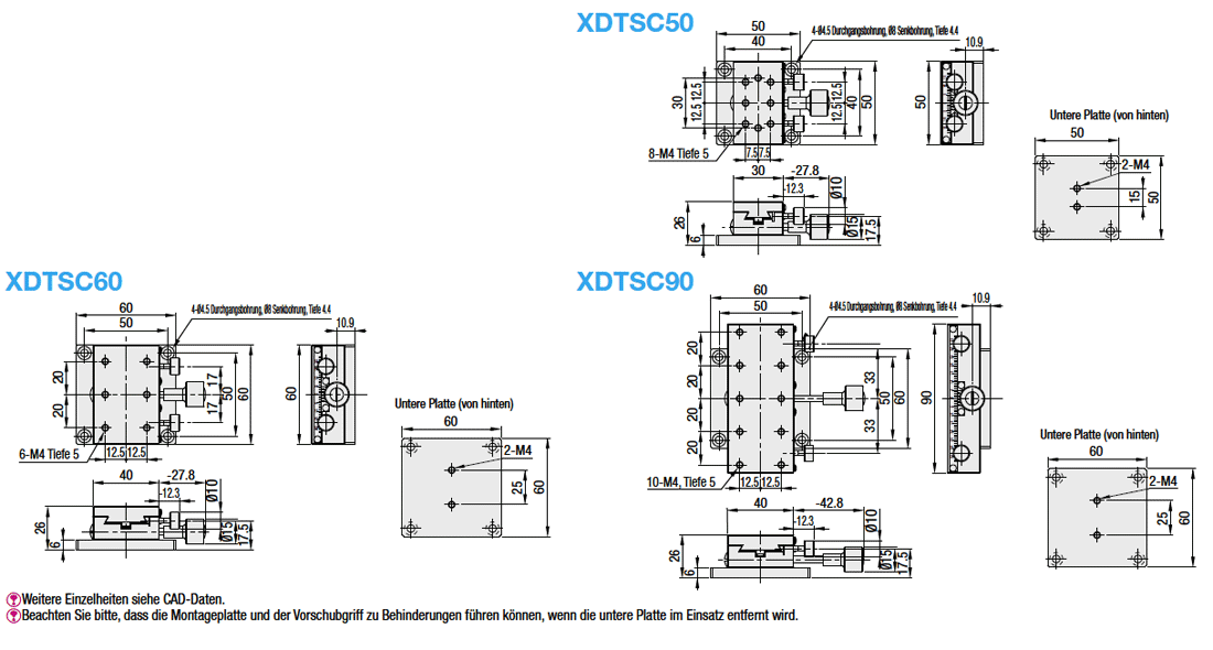 [Standard] X-Achse/Schwalbenschwanzführung/Zahnstangenatr./Rechteckiger Tisch/Niedrig:Verwandte bildanzeige