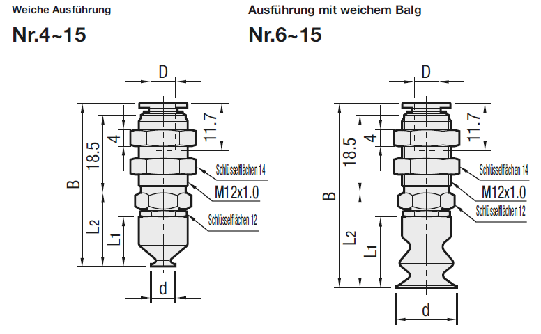 Vakuum-Fittings/Weich/Weicher Balg/vorgefertigt/K-Form:Verwandte bildanzeige