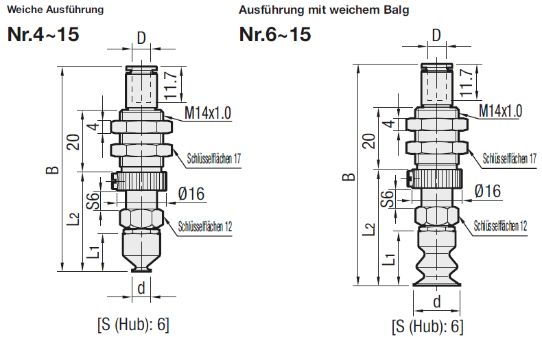 Vakuum-Fittings/Weich/Weicher Balg/Feder-Ausführung/T-Form:Verwandte bildanzeige