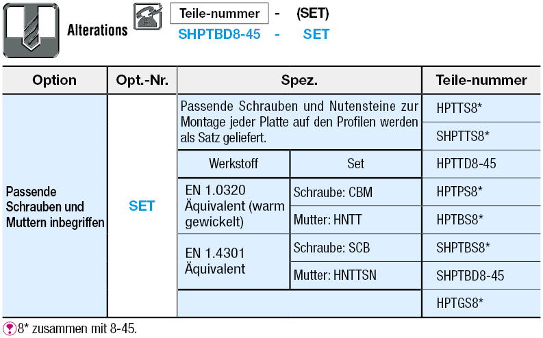 Serie 8-45/Blechwinkelverbinder:Verwandte bildanzeige