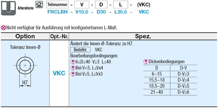 Gehärtete Hülsen/Länge +-0.10 & +-0.01 mm/Länge konfigurierbar:Verwandte bildanzeige