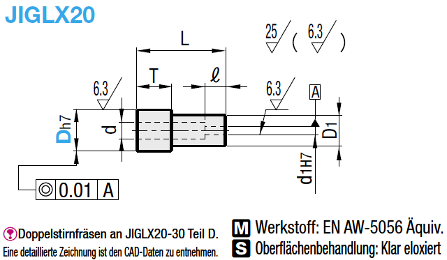 Motoradapterplatten/Zentrierwerkzeuge für Motoradapter für Lineareinheiten LX20:Verwandte bildanzeige