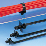 Insulok Kabelbinder mit Druckverschluss und Lamellenfuß, kleine Ausführung