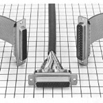 D-Sub-Steckverbinder (Flachbandkabel-Druckverbinder, flache Bauweise) – Serie FD*D
