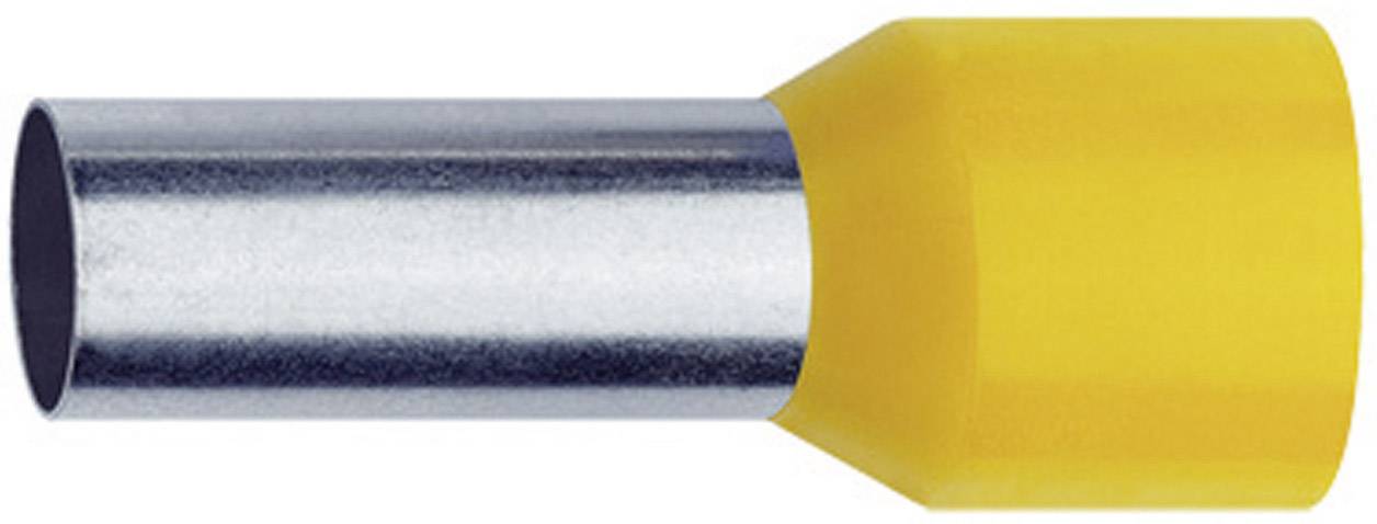 47518 Klauke Ferrule 1 x 6 mm² x 18 mm teilweise isoliert gelb 100 Stk.