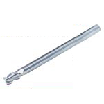 Vollmaterial-Schaftfräser für Aluminium-Bearbeitung (langer Schaft) (schlanker Schaft) (mit Minuten-Eckenradius) AL-SEES3-LS-R02-Ausführung