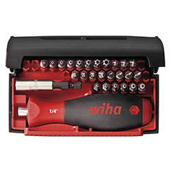 Wiha Bit Set Collector Security Standard 25 mm gemischt, 1/4" C6,3 in Box