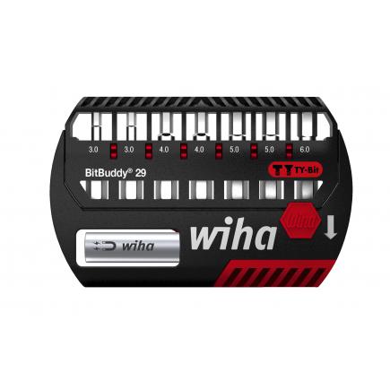 Wiha Bit Set BitBuddy® TY-Bit 29 mm Sechskant, 1/4" C6,3