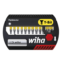 Wiha Bit Set FlipSelector Y-Bit 25 mm TORX® 13-tlg, 1/4" C6,3