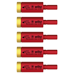 Wiha Drehmoment Set easyTorque Adapter electric für slimBits und slimVario® Halter 5-tlg.