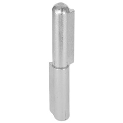 Eck-Steckscharniere / GN 128.2 / schweißbar / Messing Zwischenringe / Aluminium 128.2-60-AL