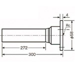 Molco-Verbindung Druckmodell für Edelstahl-Rohre, Buchsenadapter Gerades Rohr mit Sitz