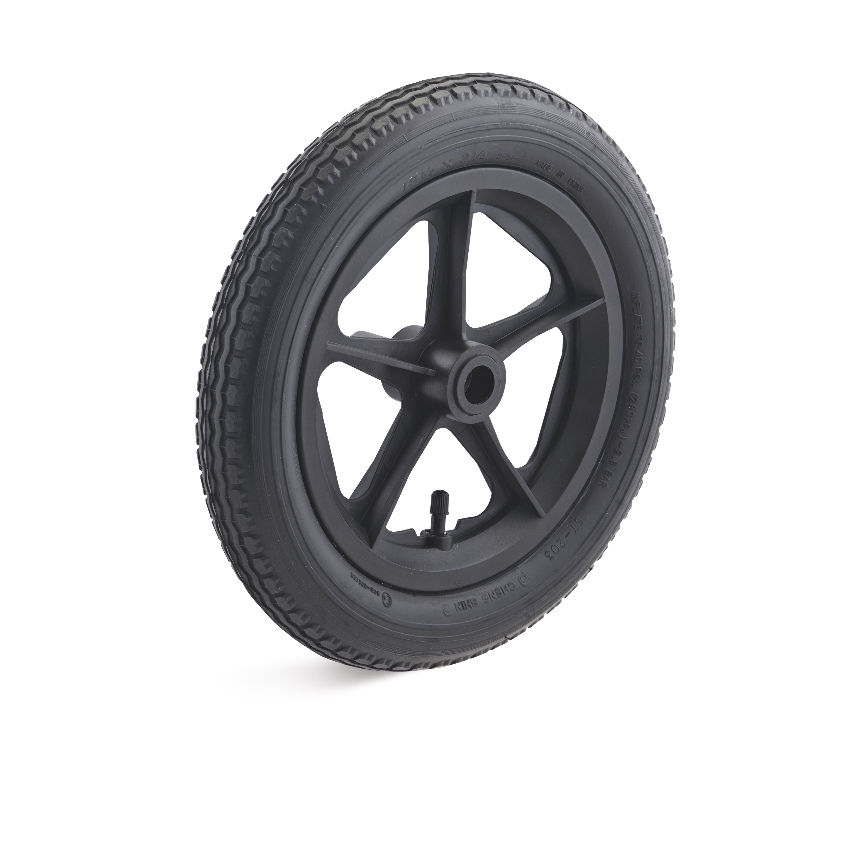 Luft-Reifen mit Felge / LRK1-310-50-56-G20 / Kunststoff-Felge