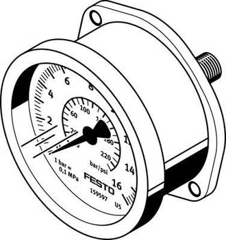 Flanschmanometer, FMA Serie
