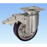 Schwerlast-Lenkrollen mit Bremse, mit ohne Rad / JMB Typ / Gummi, Nylon, PUR / Lochplatte / Größe 150-200 JMB-200