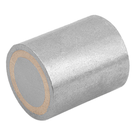 Magnete rund (Stabgreifer) aus AlNiCo mit Passungstoleranz (K0545)