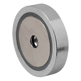 Magnete mit Innengewinde (Flachgreifer) aus NdFeB (K0556) K0556.04