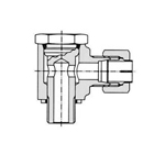 Vibrationsfester Verbinder für NE-Modell Kupferrohr Bolzen Winkel (B-Modell)  KMB08-020E