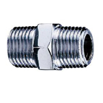 Rohre, Rohrverbindungen und Rohrleitungen, Sekundärmaterial für Wasserleitungen, Rohrverbindungen, Rohrverbindung mit Metallbeschichtung, Sechskantnippel