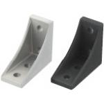 Winkel für Alu-Konstruktionsprofile mit Nutfeder / Serie 5, HBLFSSW5, HBLFSSWB5 / Aluminium-Druckguss / 1 Nut Profil / Nutbreite 6 mm