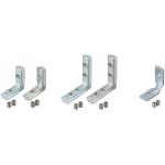 Winkel für Alu-Konstruktionsprofile / Serie 5 / Stahl, Edelstahl / unbehandelt, verzinkt / Inneneckwinkel / 90° / 1 Nut Profil