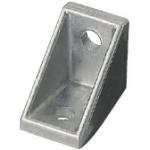Winkel für Alu-Konstruktionsprofile mit Nutfeder und Langloch / Serie 6 / Aluminium-Druckguss / 90° / 1 Nut Profil / Nutbreite 8