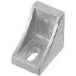 Winkel für Alu-Konstruktionsprofile mit Nutfeder und Langloch / Serie 8, HBLFSH8 / Aluminium-Druckguss / 90° / 1 Nut Profil / Nutbreite 10