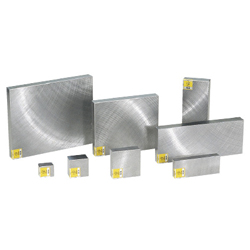 Metallplatten / gefräste, rotativ geschliffene Oberfläche / Dimensionen wählbar / EN 1.1206 Equiv. SC6F-150-150-50