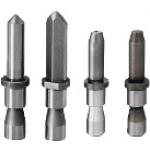 Aufnahmebolzen mit Bund / rund, rautenförmig / konischer Flachkegel / konischer Steckzylinder / g6 / Stahl, Werkzeugstahl / Dicoat