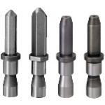 Aufnahmebolzen mit Bund / rund, rautenförmig / konischer Flachkegel / konischer Steckzylinder / h7 / 35-55 HRC / Stahl, Werkzeugstahl / TiCN, Dicoat