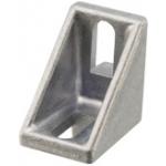 Winkel für Alu-Konstruktionsprofile mit Nutfeder und Langloch / Serie 6, HBLFSR□ / Aluminium-Druckguss / 90° / 1 Nut Profil / Nutbreite 8