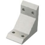 Winkel für Alu-Konstruktionsprofile mit Versteifung / Serie 5, HBLUFD5 / Aluminium-Druckguss / 90° / 2 Nut Profil HBLFUD5-SET