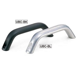 Handgriffe / UBF, UBC / Aluminium / U-Form / Innengewinde, Durchgangsbohrung / rund UBF-20X120-BK