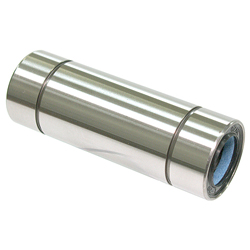 Linearkugellager / LD-MF / Stahl / unbehandelt / zweifache Buchse / zweifache Ringnut / wartungsfrei / rostgeschützt