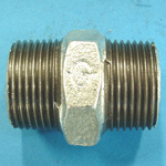 Verbinder für Stahlrohre mit Gewinde-Rohrverbinder Nippel NI-6B-B
