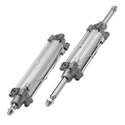 ISO-Norm (15552) konforme Druckluftzylinder, Standardtyp, doppeltwirkend, einfachwirkend, doppelstangenförmig Serie C96