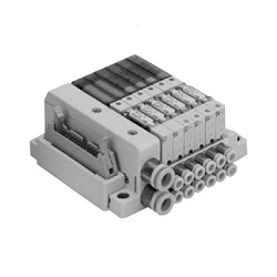 5-port solenoid valve plug-in type S0700 series manifold optional parts