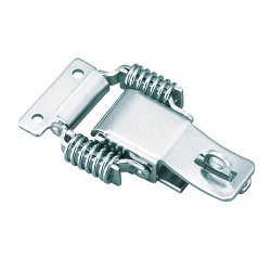 Schnappverschluss mit Schlüsselloch, Feder / Stahl
