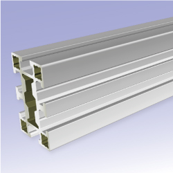 Alu-Konstruktionsprofile / F46L, Serie 8 / Aluminium / 40x60 / Nut 10,2