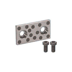 Gleitplatten / Stahl / Festschmierstoff / 10 mm / mit Schrauben SPTH48-125