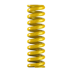 Druckfedern / ISWTY / spiralförmig / Runddraht / gelb