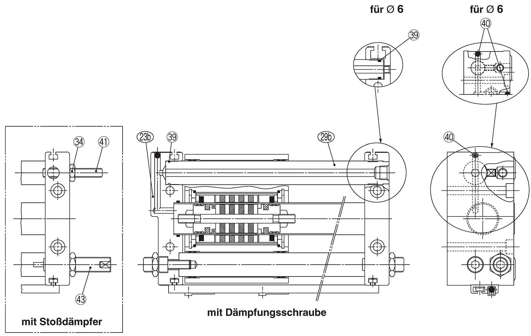 Konstruktionszeichnung des CY1SG / Zentralisierte Rohrleitungstyps