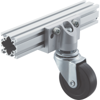 Geräterollenhalter CPHAL am Aluprofil