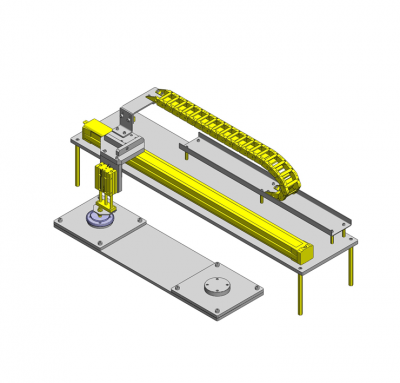 Beispielabbildung - Energiekette auf einem Führungskanal