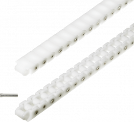 Einreihige Blockketten (CHEE) aus technischem Kunststoff